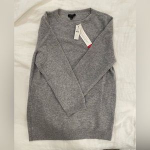 Grey Cashmere Sweater - Soft and Thin